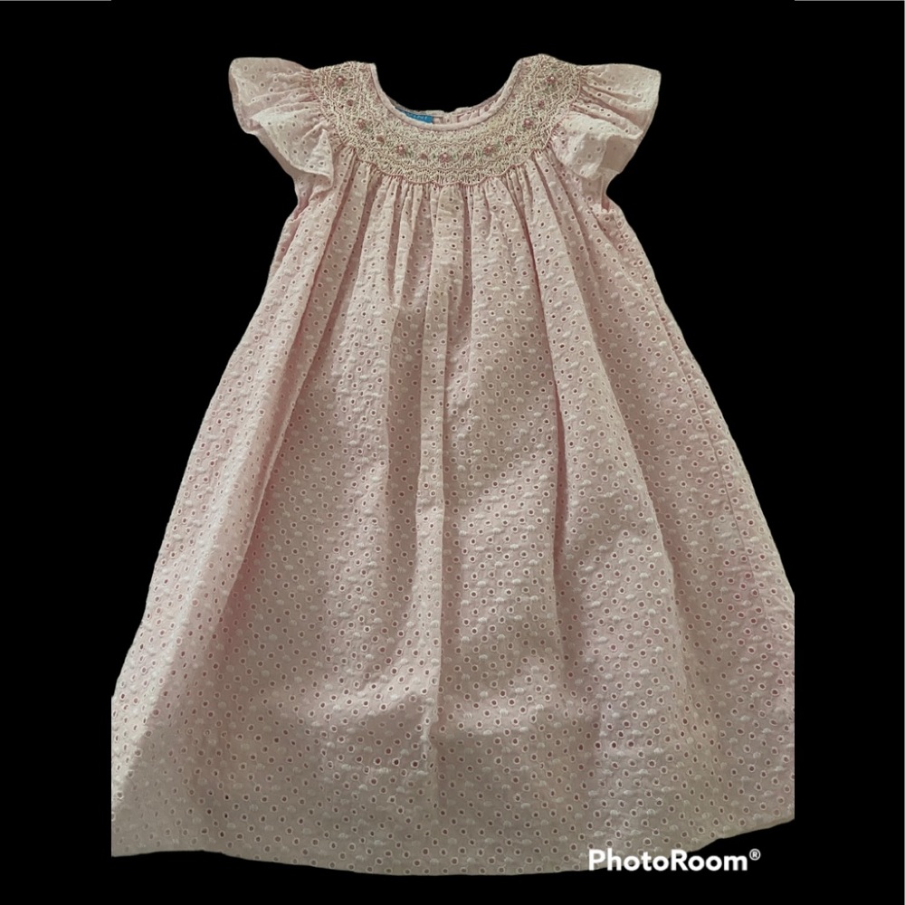 Anavini Size 3 Hand Smocked Dress